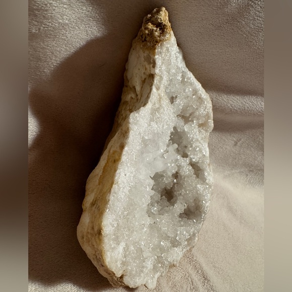 Natural White Crystal Geode - Picture 4 of 9